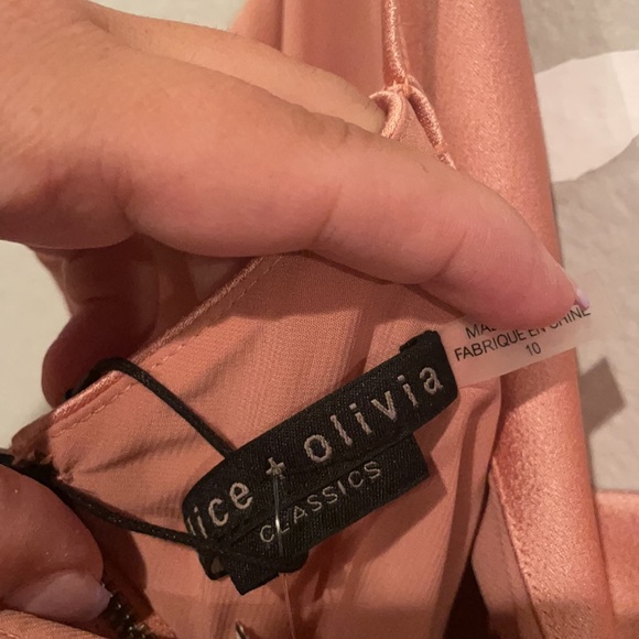 Sold 🆕ALICE + OLIVIA Harmony Roseslip dress Sz 10 - Picture 8 of 16